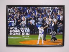 A4 額付き ポスター Freddie Freeman フレディフリーマン HR