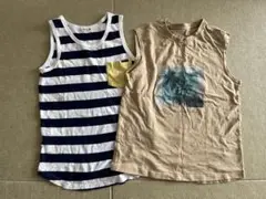 ノースリーブ　タンクトップ　150cm2枚セット　TK branshes