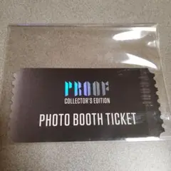 BTS PROOF 展示会 フォトブースチケット