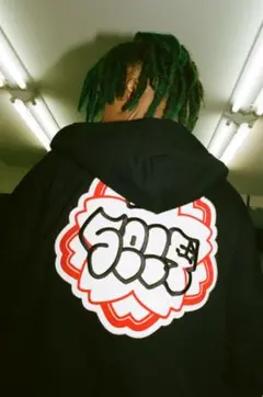 black eye patch stacks SECT Zip Parka