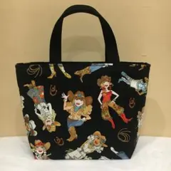 (イベント品)ロラライハリス 生地使用カウガールミニトートバック