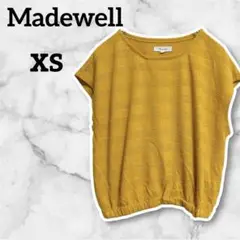 Madewell マスタード トップス XS ニット 半袖 トップス