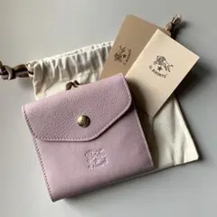 【新品】イルビゾンテ がま口 二つ折り財布 ダスティピンク ピオニア