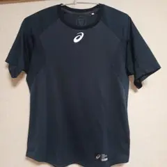 asics ブラック Tシャツ メンズLサイズ
