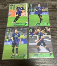 トレーディングカード　パニーニ　トップクラス　インテル　ムヒタリアン　パヴァール