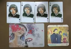 東京喰種 アートコースター、トランプ、クリアカード　六月透　セット