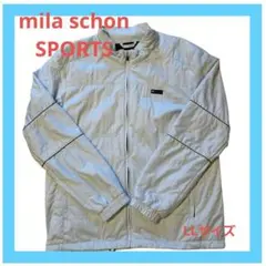 【美品】mila schön ミラ・ショーン スポーツ 中綿 ジャケット LL
