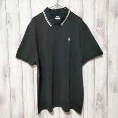 FILA フィラ　ポロシャツ　黒　大きいサイズ