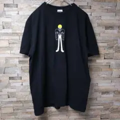 ボボボーボ・ボーボボ プリント 黒 半袖Tシャツ L 美品