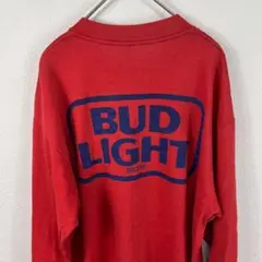 80s USA製 budlight ヴィンテージ ロンT シングルステッチ