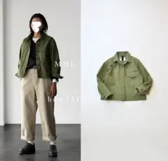 2021AW MHL COMPACT BROKEN DRILL ブルゾン