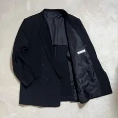 ブラックフォーマル 礼服 ダブル ジャケット 3L 大きいサイズ 黒 日本製