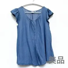 美品★GAP デニムブルー ノースリーブチュニックMサイズ
