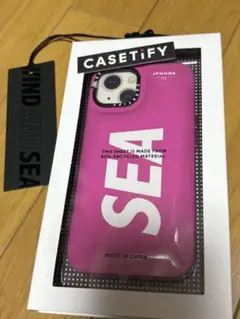 CASSETIFY WIND AND SEA iPhone 14ケース ブラック WIND AND SEAケース CASETiFYケース iPhone14pro／ウィン
