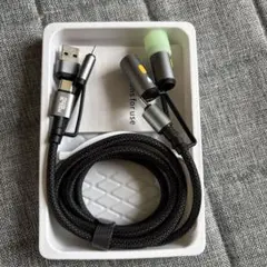 LEDライト付き Lightningケーブル 約1.2m