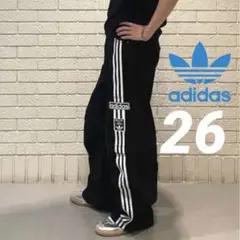 adidas アディブレイク 2-IN-1 デニムパンツ ブラック×白