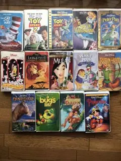 ディズニー VHS ビデオテープ 英語 知育 子供 キッズ 送料込み 匿名配送