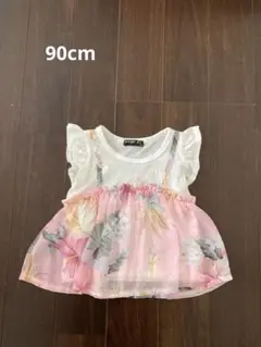 美品　女の子　90cm チュニック　ノースリーブ