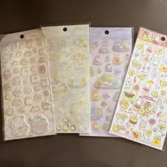 すみっコぐらし　シール　4枚セット