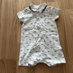 12m 74cm プチバトー 半袖ロンパース