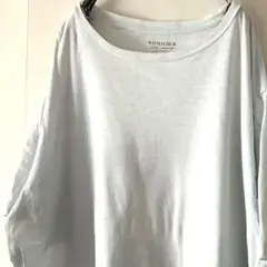 ソノマ sonoma プレーン 無地 Tシャツ L ライトブルー 水色 古着