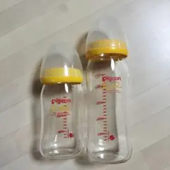 Pigeon 母乳実感 哺乳瓶 240ml 160mlセットガラス製