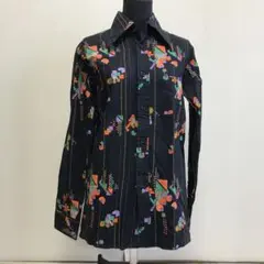 JeanClaude 長袖シャツ 柄物 ブラック XL相当