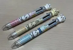 韓国限定　ちいかわ、ハチワレ、うさぎ6色ボールペン　3本セット☆