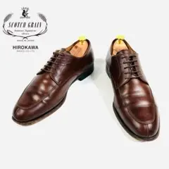 【日本製】SCOTCH GRAIN Uチップ 外羽根 ブラウン 4019 26
