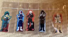 明治　僕のヒーローアカデミア　ヒロアカ　オリジナルステッカー　全5種コンプリート