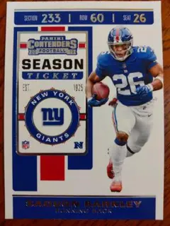 NFL Saquon Barkley Contenders Panini