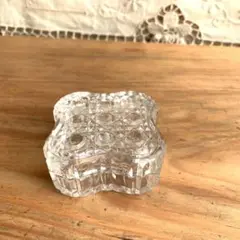 アンティーク ガラスの小物入れ♪