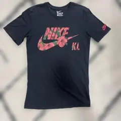 Nike 限定 花柄ロゴ Tシャツ Sサイズ　ブラック