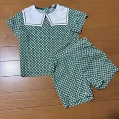 moimoln セットアップ　グリーン　100サイズ相当