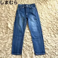 【美品】しまむら　デニムパンツ　ストレッチあり　L size相当