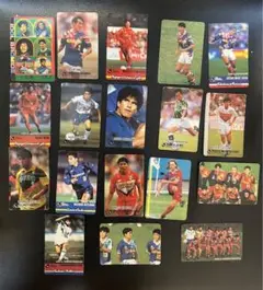 サッカーＪリーグカード 18枚セット