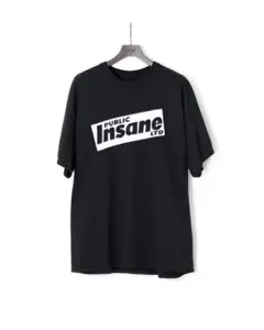 ESSAY エッセイ INSANE Tシャツ ブラック