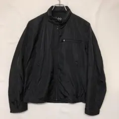 バイカーコア 古着 FOUR BARS ナイロン シングルライダースジャケット