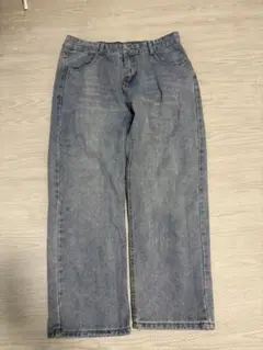 ライトブルー ストレートデニム
