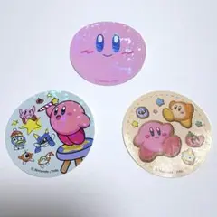 【早い者勝ち¨̮⃝】ファミマ星のカービィ まんまる焼きシール 3枚セット ステッカー