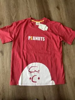 新品！タグ付き！PEANUTS スヌーピー　Tシャツ　Mサイズ　赤