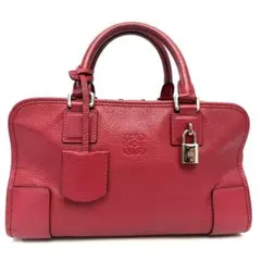 【LOEWE】ロエベ正規品 アマソナ 28 赤 ピンク 南京錠 鍵付き