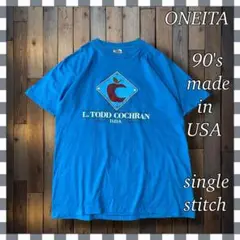 90's USA製 ONEITAヴィンテージ シングルステッチ Tシャツ XL