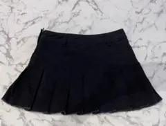 レディース プリーツスカート ミニスカート 黒