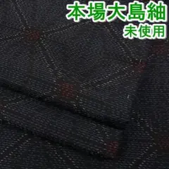 本場大島紬 菱繋ぎ 麻の葉文様 未使用 mop1182