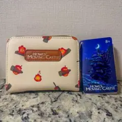 【海外限定】ハウルの動く城 カルシファー　ミニ財布・パスケース・カードケース
