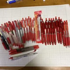 赤ボールペンまとめ売り
