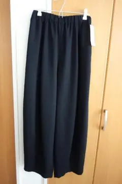新品タグ付き Curensology フォールドロストパンツ ブラック