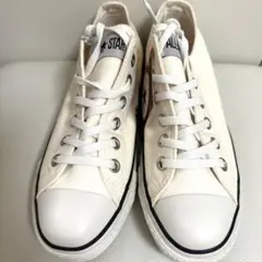【新品未使用】CONVERSE オフホワイト ローカット スニーカー 23.5㌢