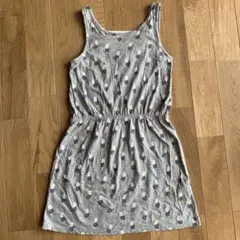 ロキシーパイナップル柄 ノースリーブワンピース サイズ140cm
